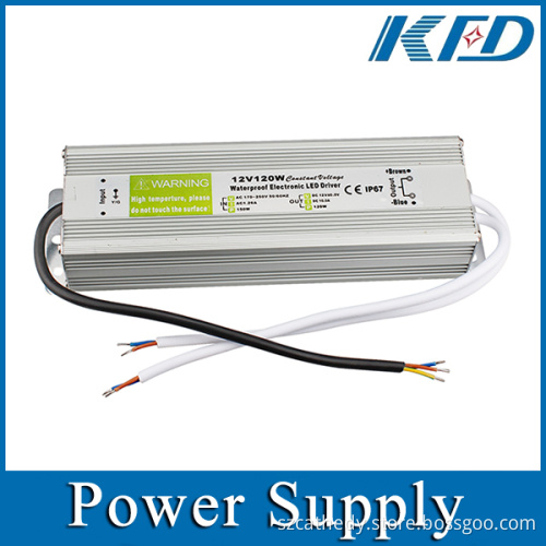 12V 120W Waterproof Power Adapter for LED Aluminum Case